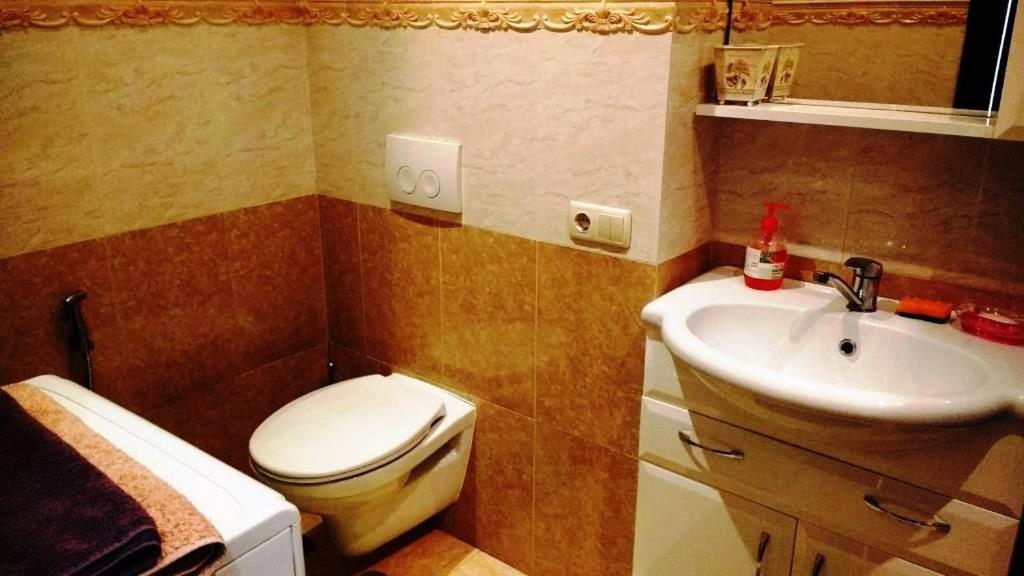 Комната В Двухкомнатной Daire Kiev Dış mekan fotoğraf